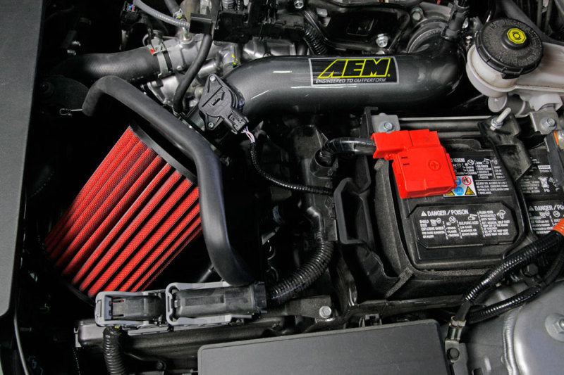 AEM Induction 21-792C Cold Air Intake; Gunmetal Gray Aluminum Tube