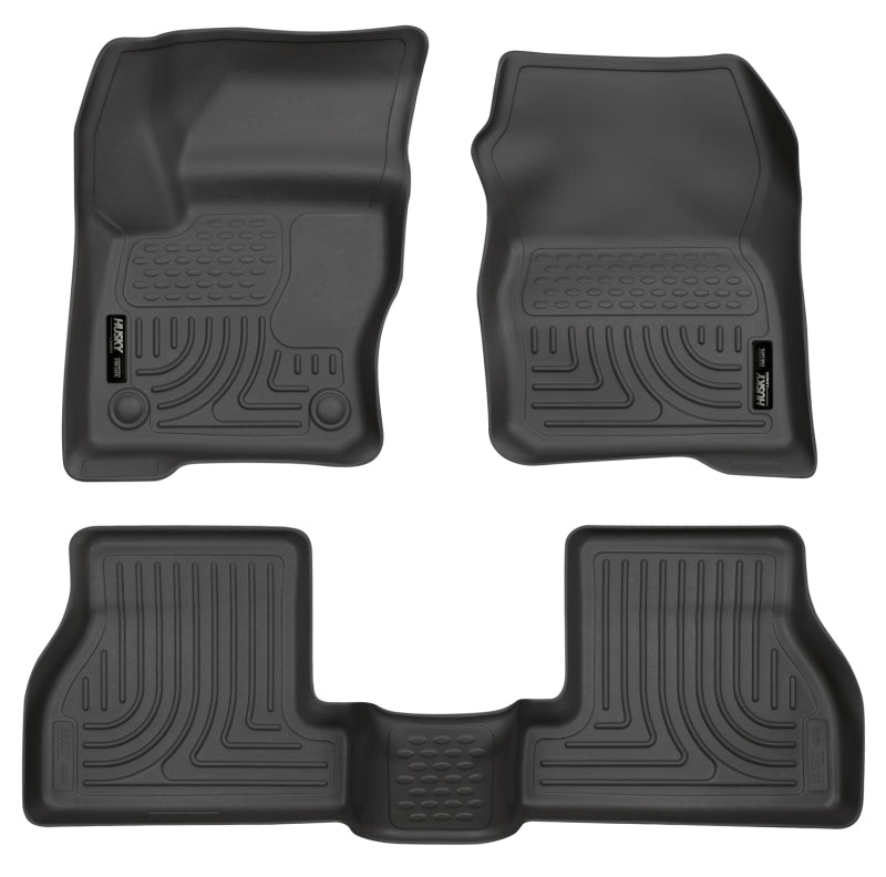 Husky Liner 98771 Floor Liner; WeatherBeater™; 2012-2015 Ford Focus (4DR/5DR)