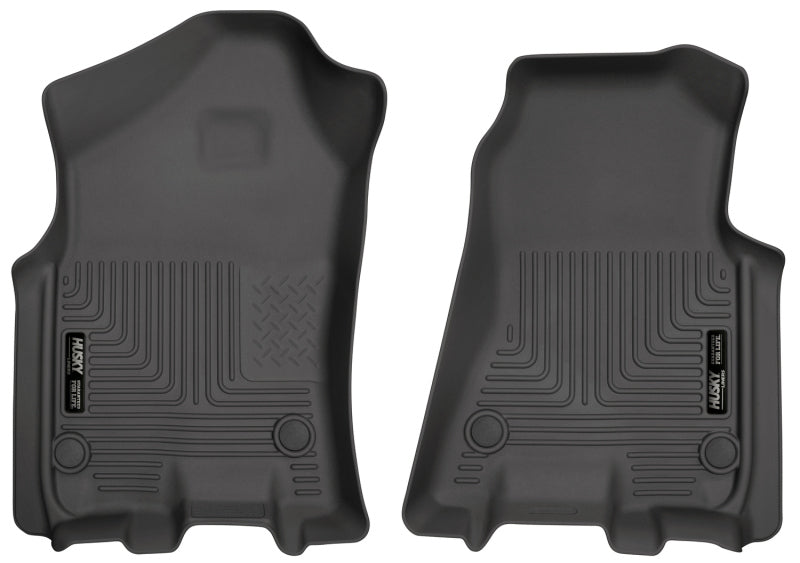 Husky Liner 13741 Floor Liner; WeatherBeater™; 2019-2024 Ram 1500 Crew Cab