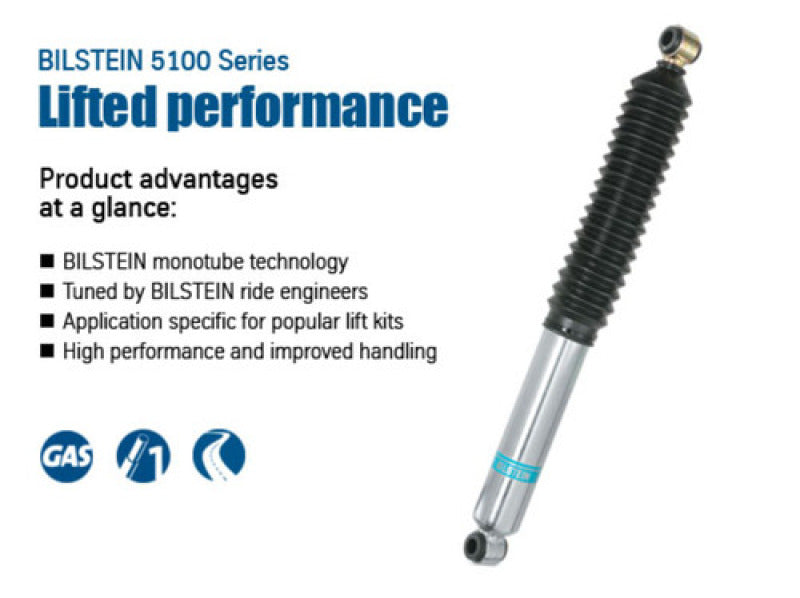 Bilstein 24-253161 Shock Absorber; B8 5100 Series; Nitrogen Gas Charged; 11-25 GM 2500/3500 Front