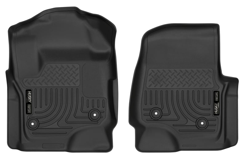 Husky Liner 52731 Floor Liner; X-act Contour™; 2017-2025 Ford F250 Crew Cab Vinyl
