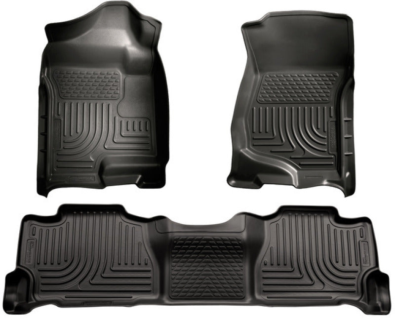 Husky Liner 98261 Floor Liner; WeatherBeater™; 07-14 GM Escalade ESV/Avalanche/Suburban