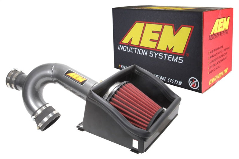 AEM Induction 21-8130DC Cold Air Intake; Gunmetal Gray Aluminum Tube
