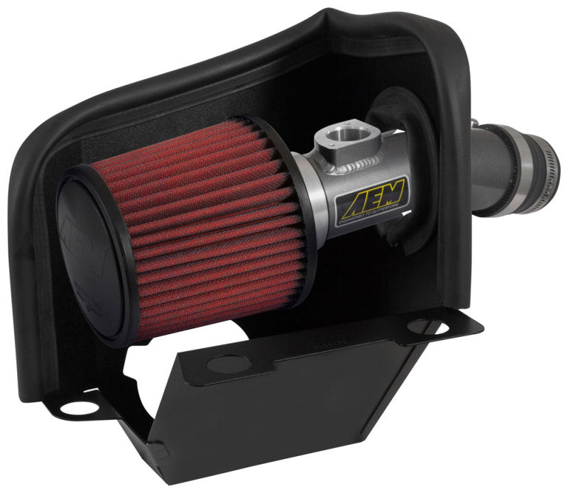 AEM Induction 21-804C Cold Air Intake; Gunmetal Gray Aluminum Tube
