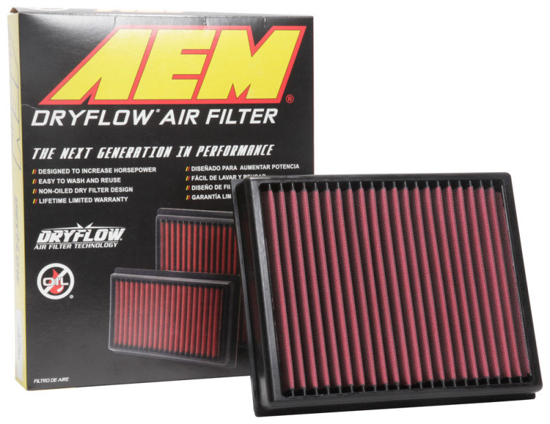 AEM Induction 28-30086 Air Filter; Dryflow ®; Washable