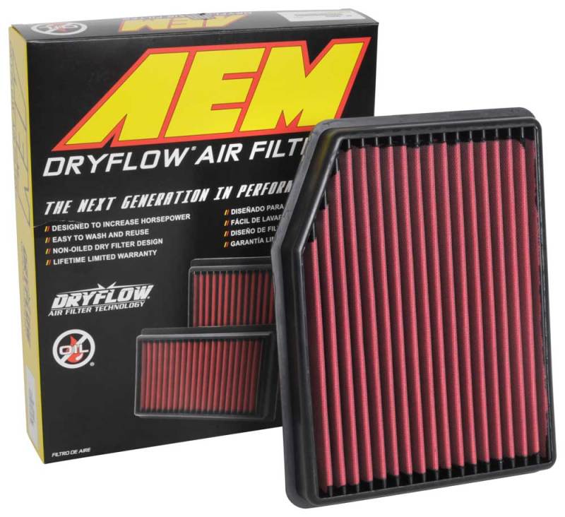 AEM Induction 28-50083 Air Filter; Dryflow ®; Washable