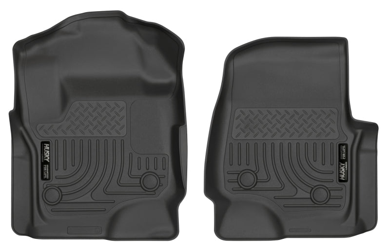 Husky Liner 13321 Floor Liner; WeatherBeater™; 17-25 Ford F-250 Super Duty SuperCab