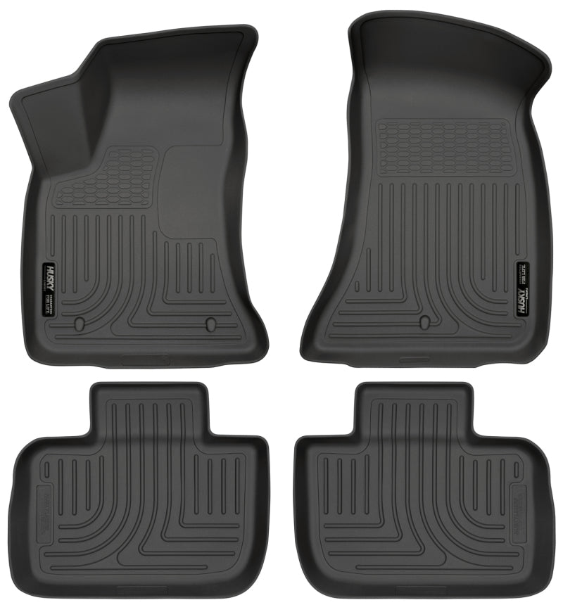 Husky Liner 98061 Floor Liner; WeatherBeater™; 11-23 Dodge Charger/Chrysler 300