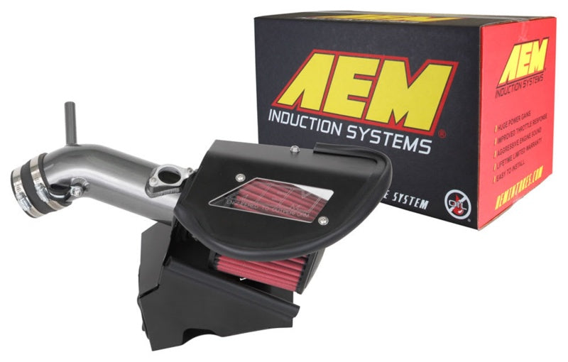 AEM Induction 21-865C Cold Air Intake; Gunmetal Gray Aluminum Tube