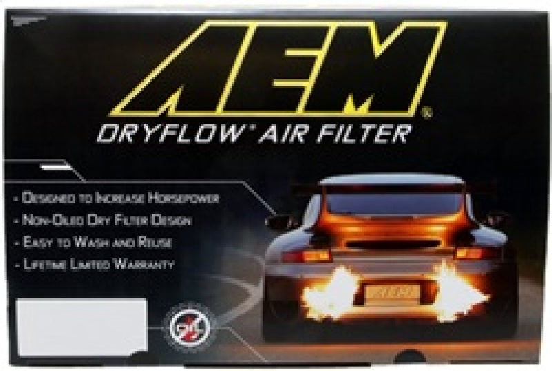 AEM Induction AE-07087 Air Filter; Dryflow ®; Washable