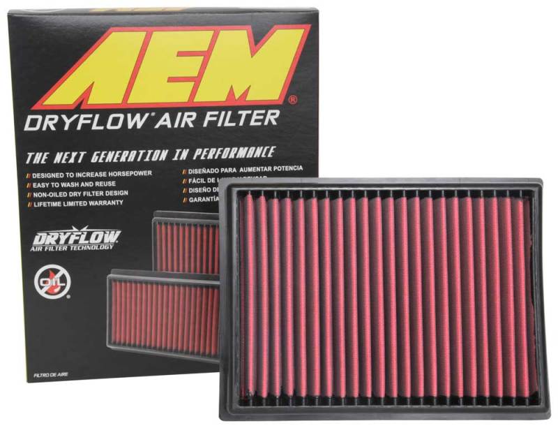 AEM Induction 28-20438 Air Filter; Dryflow ®