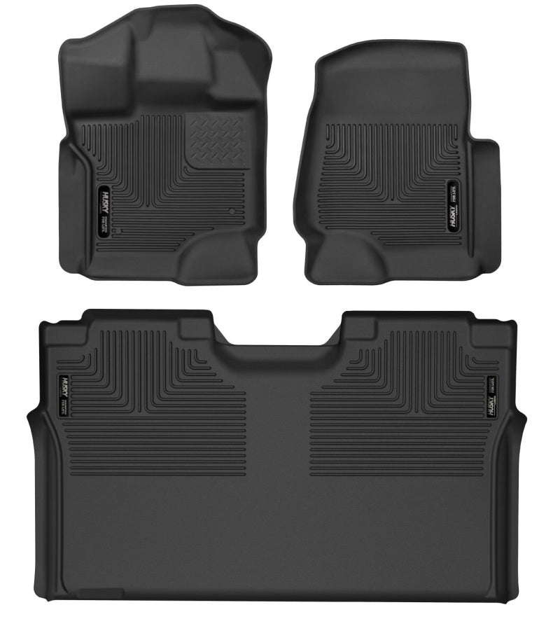 Husky Liner 53498 Floor Liner; X-act Contour™; 15-25 Ford F-150 SuperCrew Cab