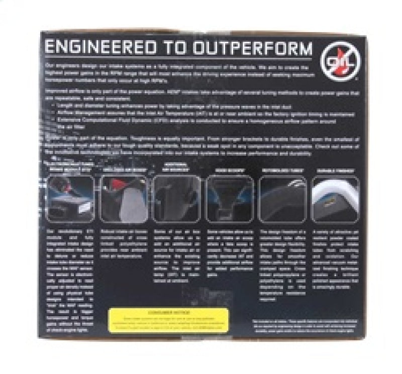 AEM Induction 21-640C Cold Air Intake; Gunmetal Gray Aluminum Tube