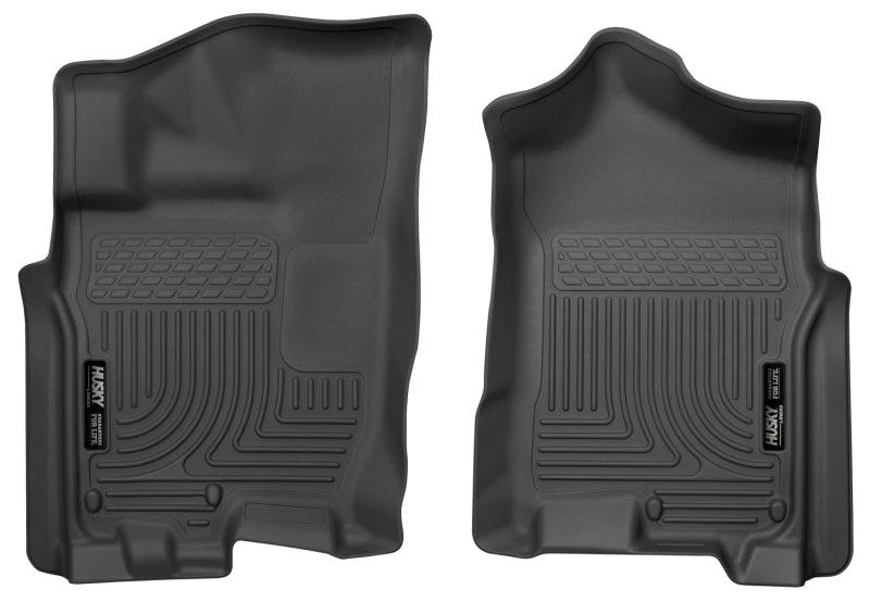 Husky Liner 13601 Floor Liner; WeatherBeater™; 2016-2024 Nissan Titan XD Crew Cab