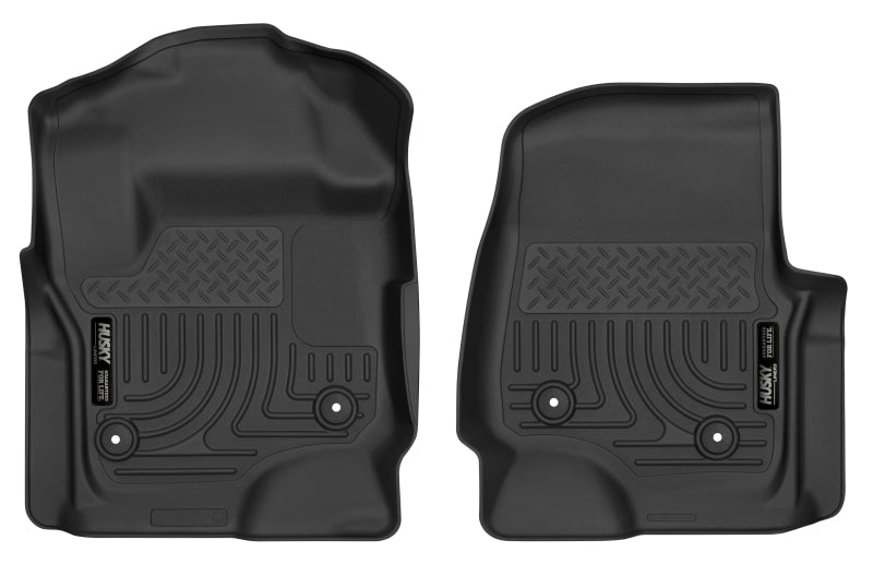 Husky Liner 52731 Floor Liner; X-act Contour™; 2017-2025 Ford F250 Crew Cab Vinyl