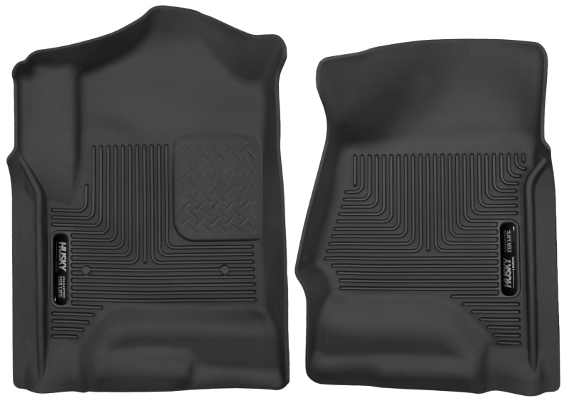 Husky Liner 53111 Floor Liner; X-act Contour™; 14-19 Chevrolet Silverado 1500 / GMC Sierra 1500(Check Fitment Guide for more)