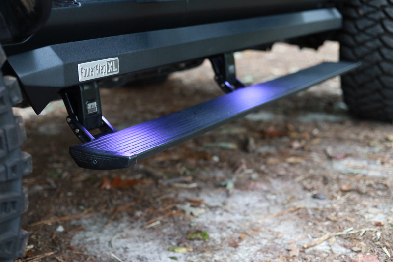 Amp Research 77126-01A Running Board; PowerStep ™ XL; Textured; Black