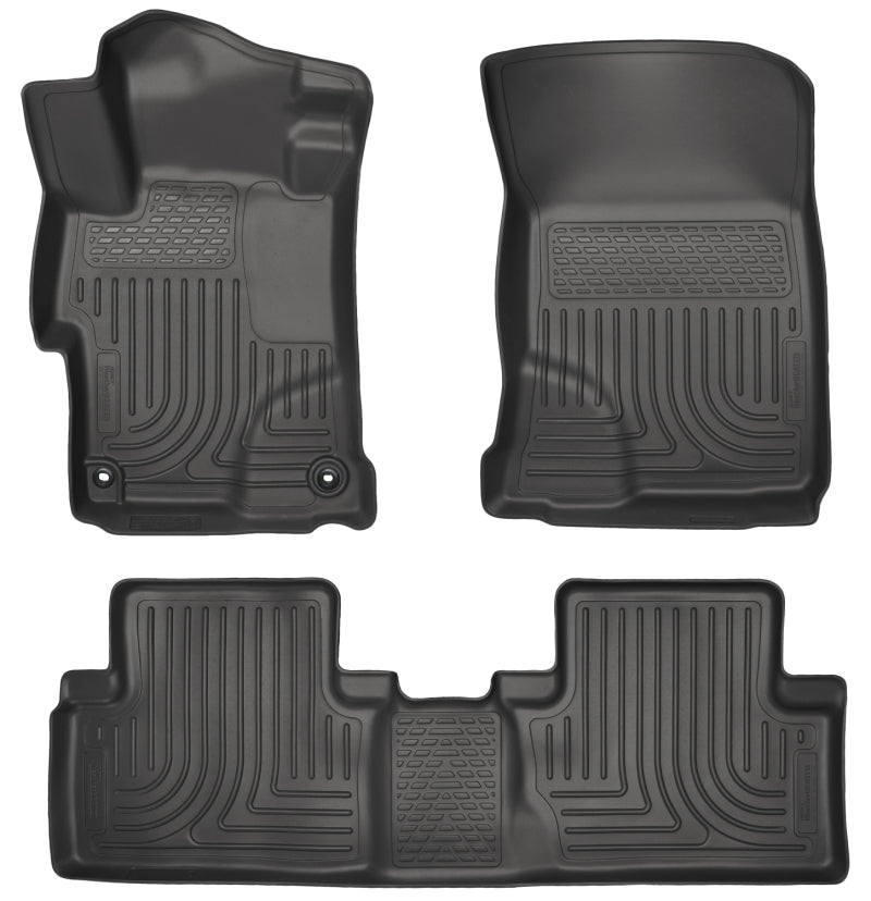 Husky Liner 99441 Floor Liner; WeatherBeater™; 2014-2015 Honda Civic Sedan