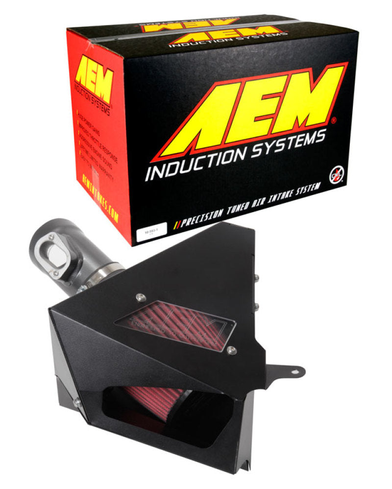 AEM Induction 21-839C Cold Air Intake; Gunmetal Grey Aluminum Tube