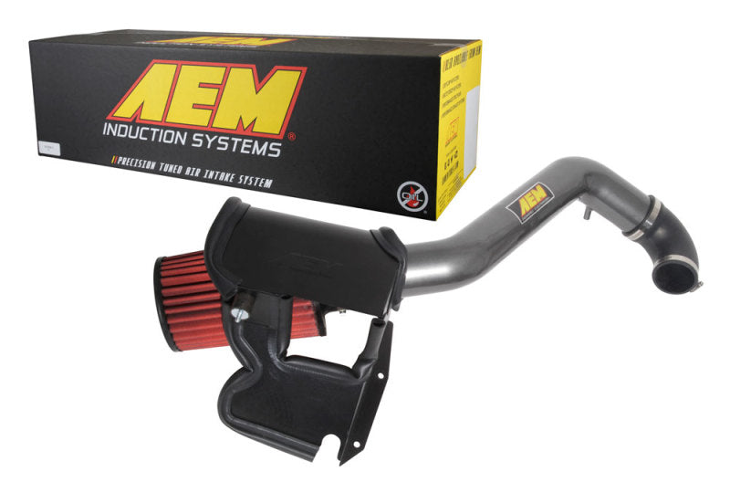 AEM Induction 21-846C Cold Air Intake; Gunmetal Grey Aluminum Tube