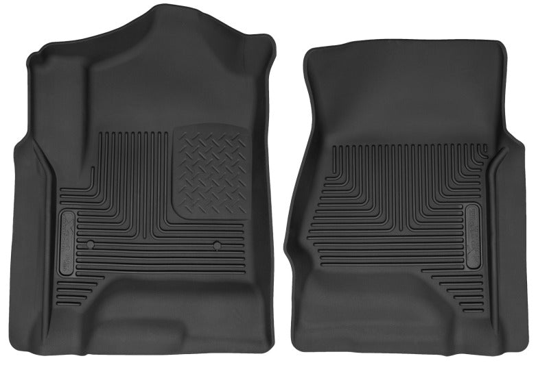 Husky Liner 53111 Floor Liner; X-act Contour™; 14-19 Chevrolet Silverado 1500 / GMC Sierra 1500(Check Fitment Guide for more)