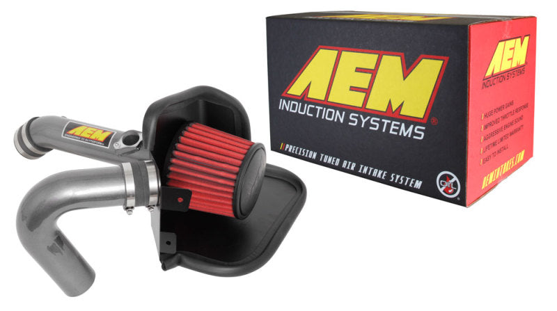 AEM Induction 21-837C Cold Air Intake; Gunmetal Grey Aluminum Tube