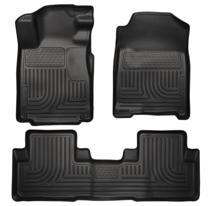 Husky Liner 98081 Floor Liner; WeatherBeater™; 11-23 Dodge Charger/Chrysler 300 (AWD Only)