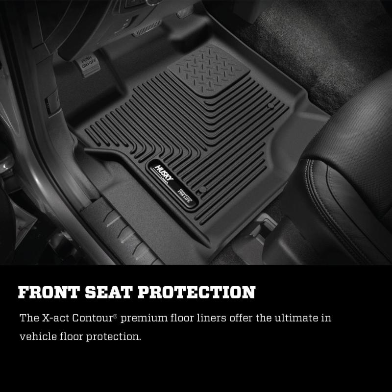 Husky Liner 53341 Floor Liner; X-act Contour™; 15-23 Ford F-150 S.Crew/S.Cab