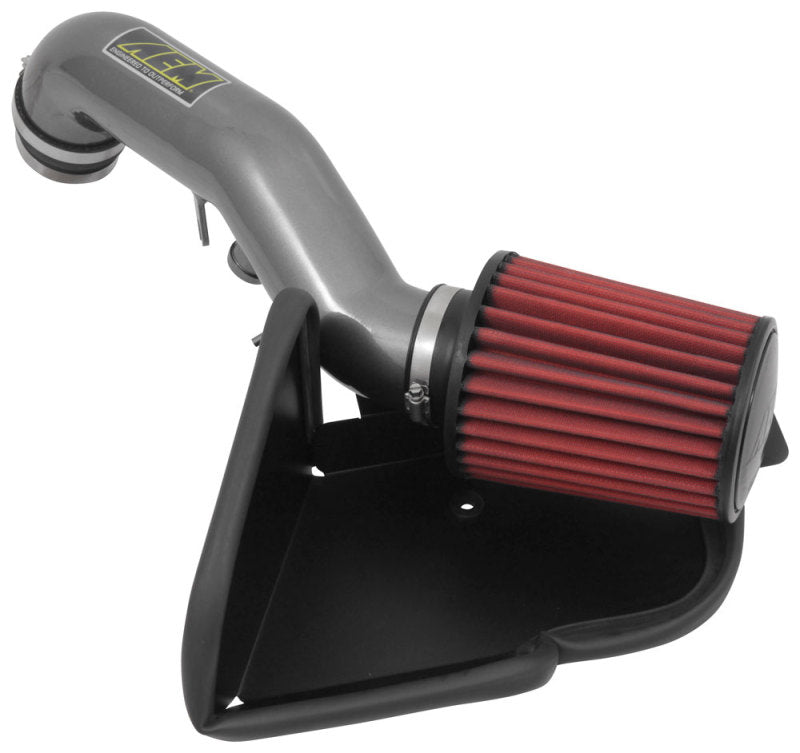AEM Induction 21-802C Cold Air Intake; Gunmetal Gray Aluminum Tube