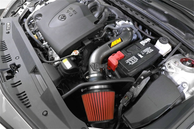 AEM Induction 21-827C Cold Air Intake; Gunmetal Gray Aluminum Tube