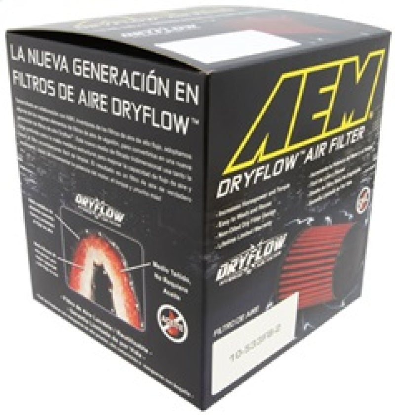 AEM Induction 21-204DK Air Filter; Dryflow ®; Washable