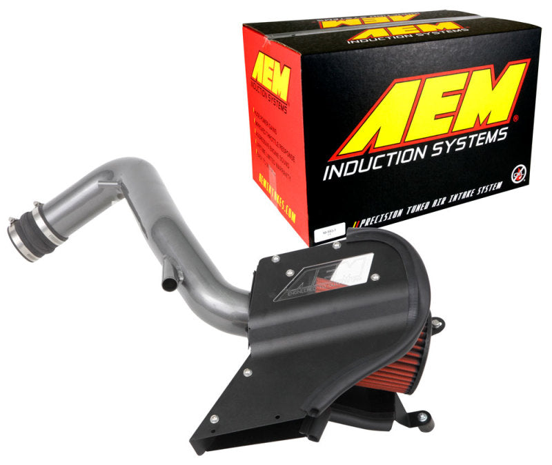 AEM Induction 21-872C Cold Air Intake; Gunmetal Grey Aluminum Tube