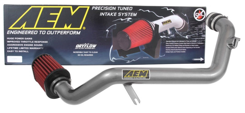 AEM Induction 21-800C Cold Air Intake; Gunmetal Gray Aluminum Tube;