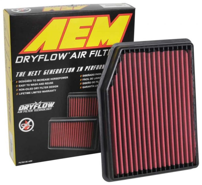 AEM Induction 28-50083 Air Filter; Dryflow ®; Washable