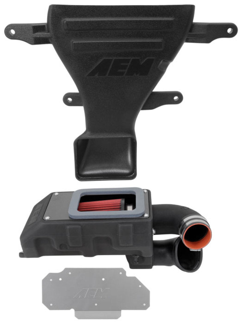 AEM Induction 21-712C Cold Air Intake; Gunmetal Gray Aluminum Tube