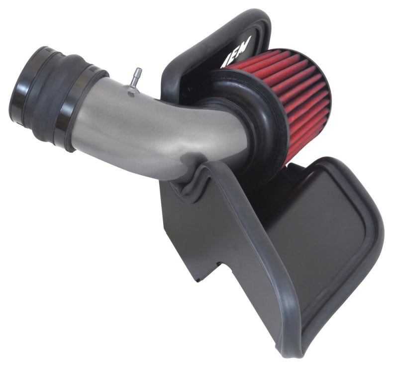AEM Induction 21-763C Cold Air Intake; Gunmetal Gray Aluminum Tube
