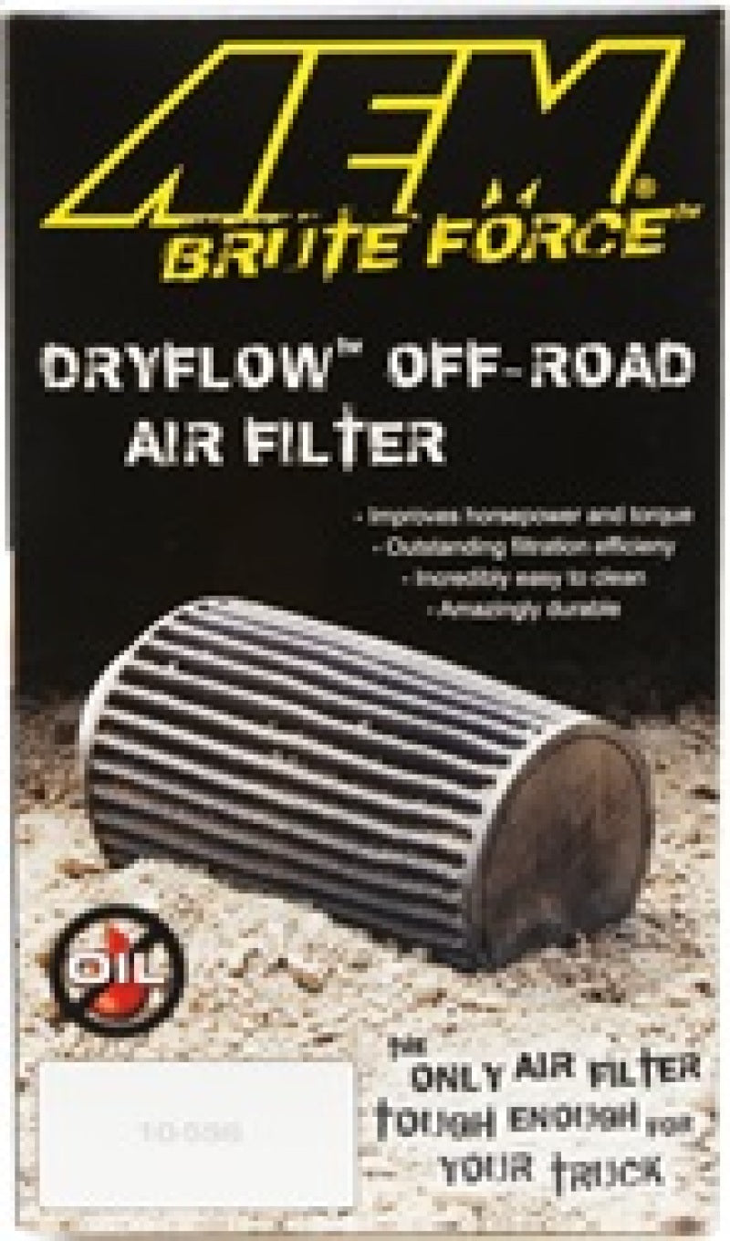 AEM Induction 21-2029BF Air Filter; Brute Force ®; Black