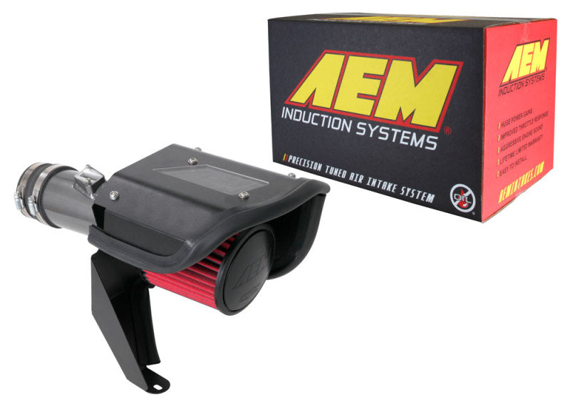 AEM Induction 21-871C Cold Air Intake; Gunmetal Gray