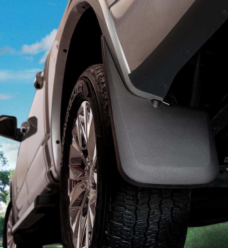 Husky Liner 59081 Mud Flap; Custom Mud Guards ™; 19-23 Dodge Ram 3500 DUAL REAR WHEELS without OEM Fender Flares