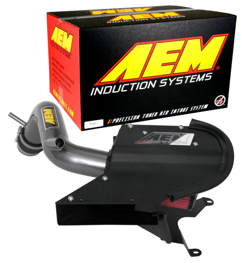AEM Induction 21-873C Cold Air Intake; Gunmetal Gray
